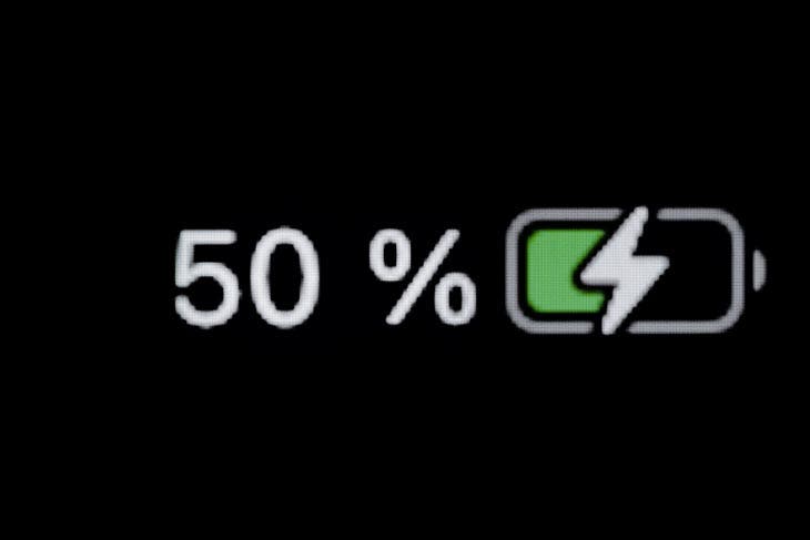 battery at 50%