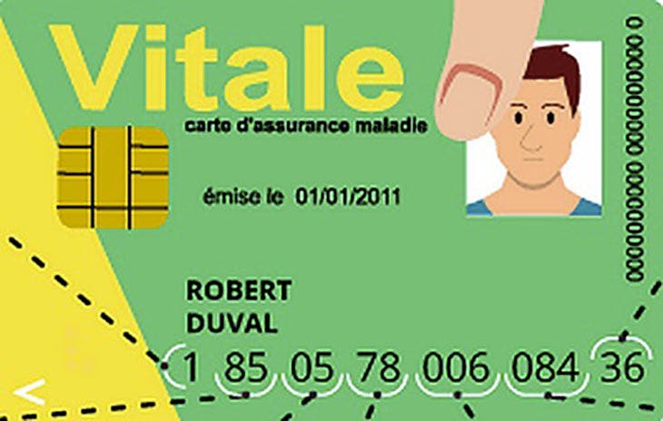 French vital card -1
