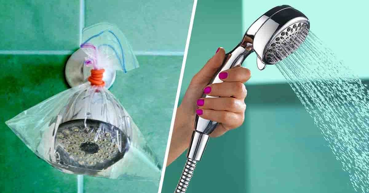 L’astuce de génie pour améliorer la pression du pommeau de douche et des robinets