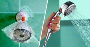 L’astuce de génie pour améliorer la pression du pommeau de douche et des robinets