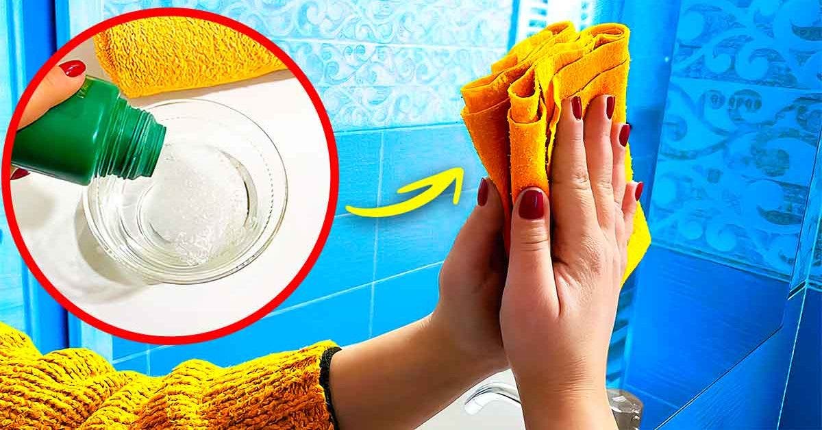 L’astuce du talc : le meilleur moyen de nettoyer et faire briller les miroirs et parfumer la salle de bain