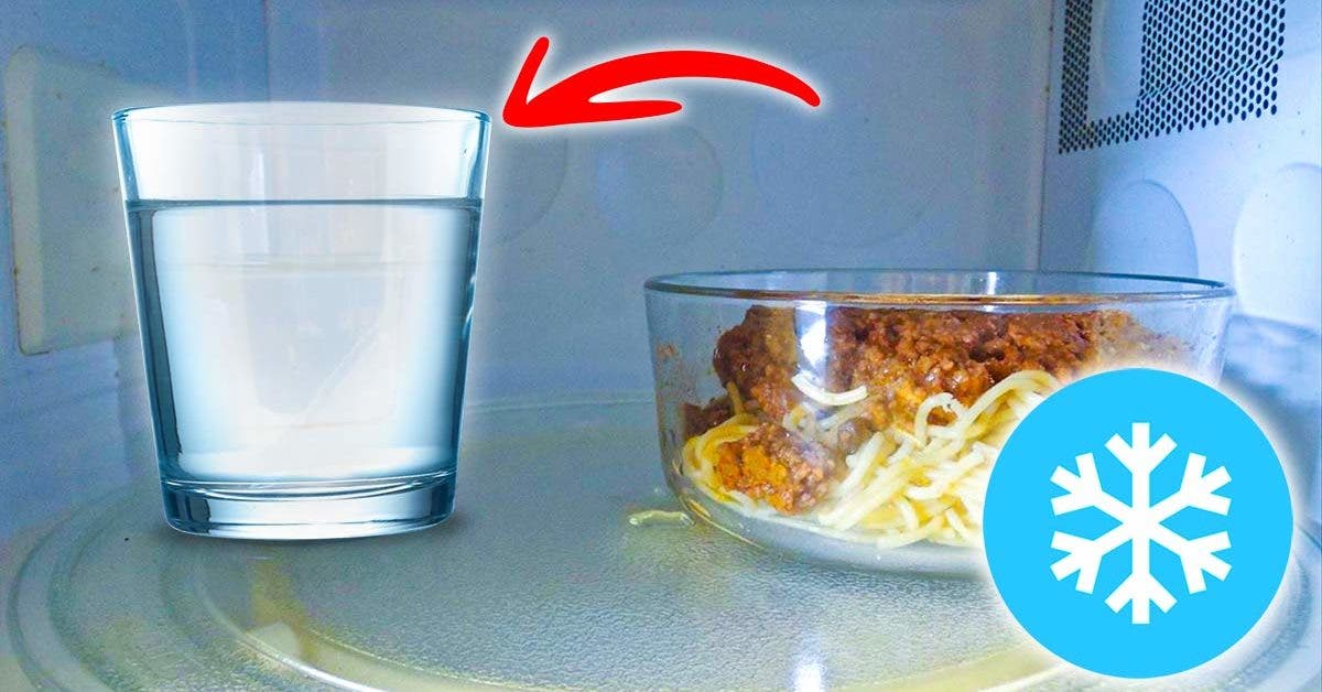 L'astuce du verre d'eau : le truc méconnu pour décongeler parfaitement les aliments au micro-ondes