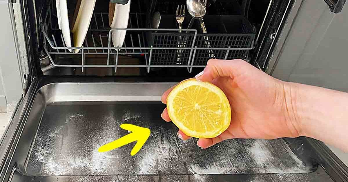 L’astuce géniale au citron pour nettoyer le lave-vaisselle en profondeur2
