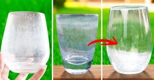 L’astuce qui fonctionne pour récupérer les verres blanchis : ils seront comme neufs