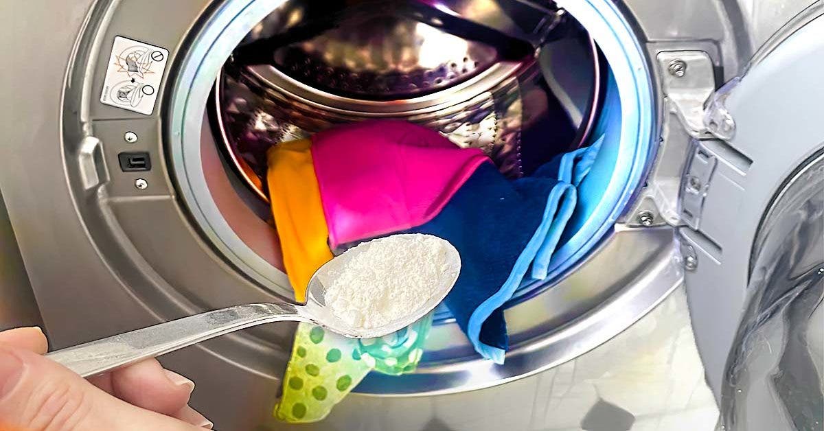 Le bicarbonate de soude peut resoudre ces 3 problemes de lavage en machine en un rien de temps