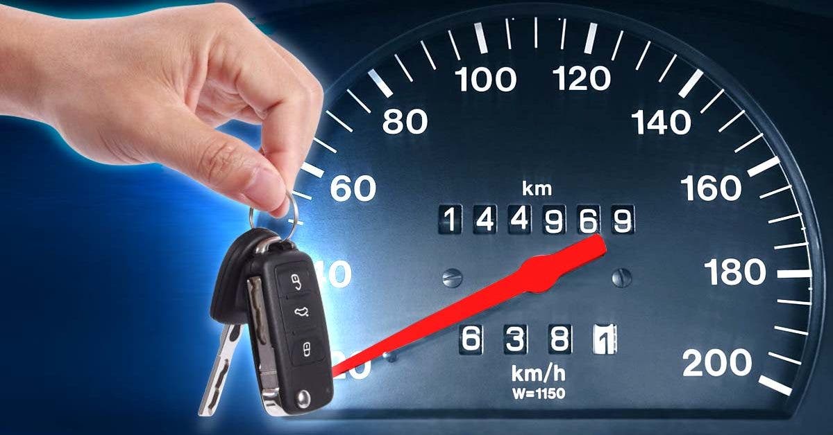 Le détail qui vous montre le nombre réel de kilomètres parcourus par une voiture d'occasion