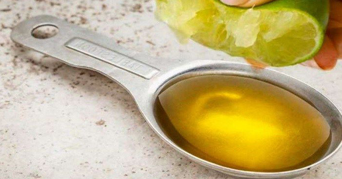 Le mélange huile d’olive et citron