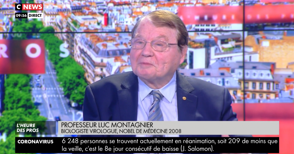 Le professeur Luc Montagnier