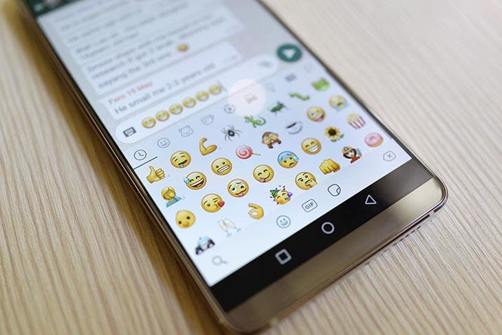 Les emojis sur WhatsApp