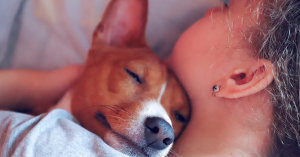 Les femmes dorment mieux à coté d’un chien