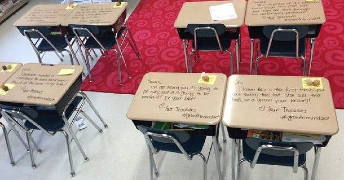 L’incroyable surprise d'une enseignante à ses élèves avant leur examen.