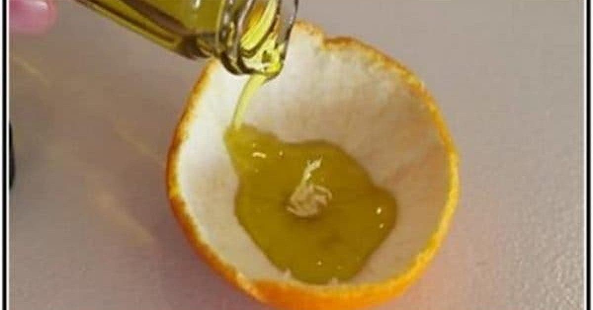 Ma grand-mère met toujours cette huile dans de la peau des oranges : quand j’ai découvert la raison, j’ai tout de suite essayé !