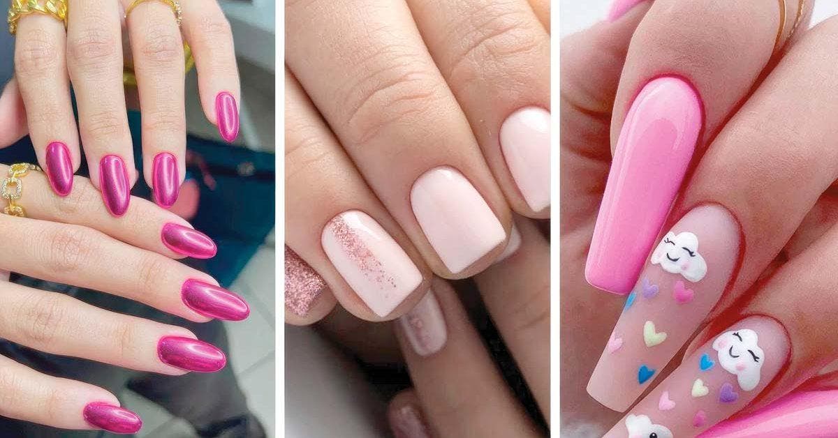 _Manucure rose - 40 idées de Nail Art tendances en 2023_