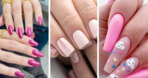 _Manucure rose - 40 idées de Nail Art tendances en 2023_