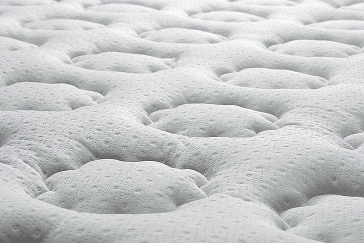 white and clean mattress