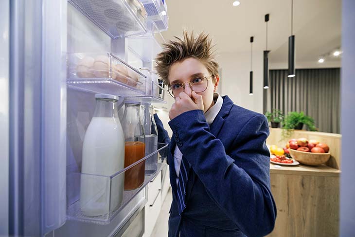 Bad smell in the fridge
