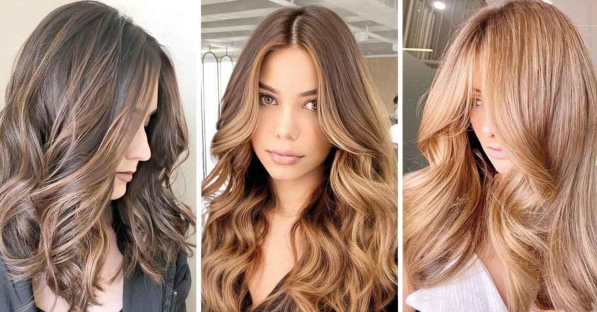 Mèches miel caramel - 30 idées de colorations pour vos cheveux_