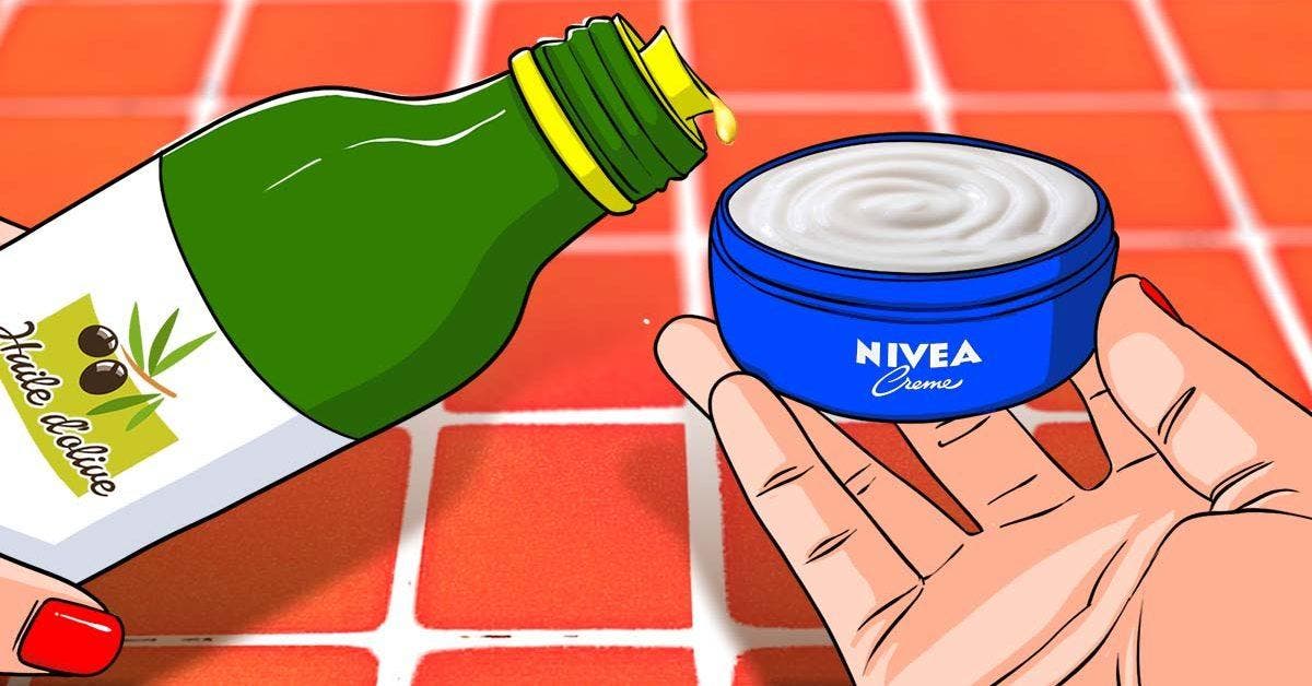 Mélangez la crème Nivea avec de l'huile d'olive et admirez leur fabuleux effet sur votre visage final