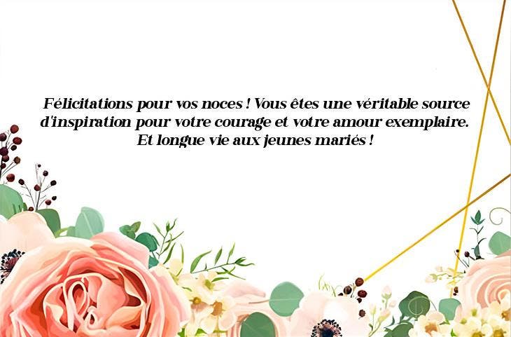 Messages de mariage pour des secondes noces (remariage)