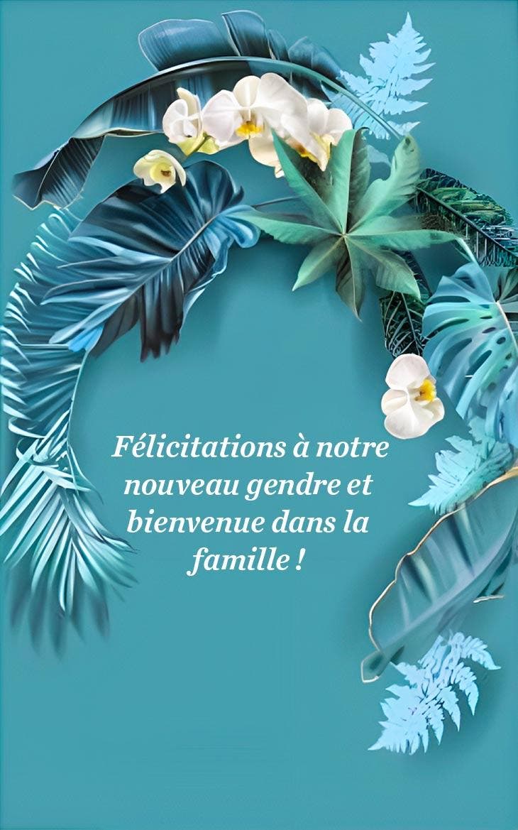 Messages de mariage pour le nouveau membre de la famille