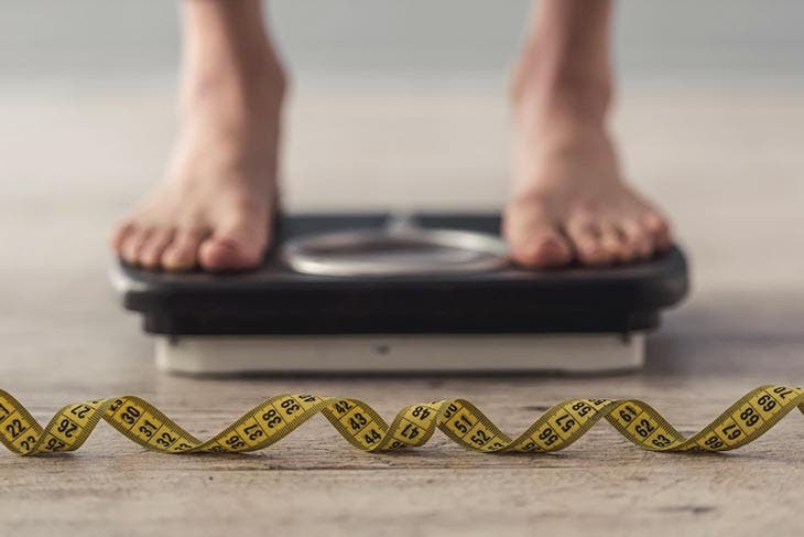 Measure your weight on the scale
