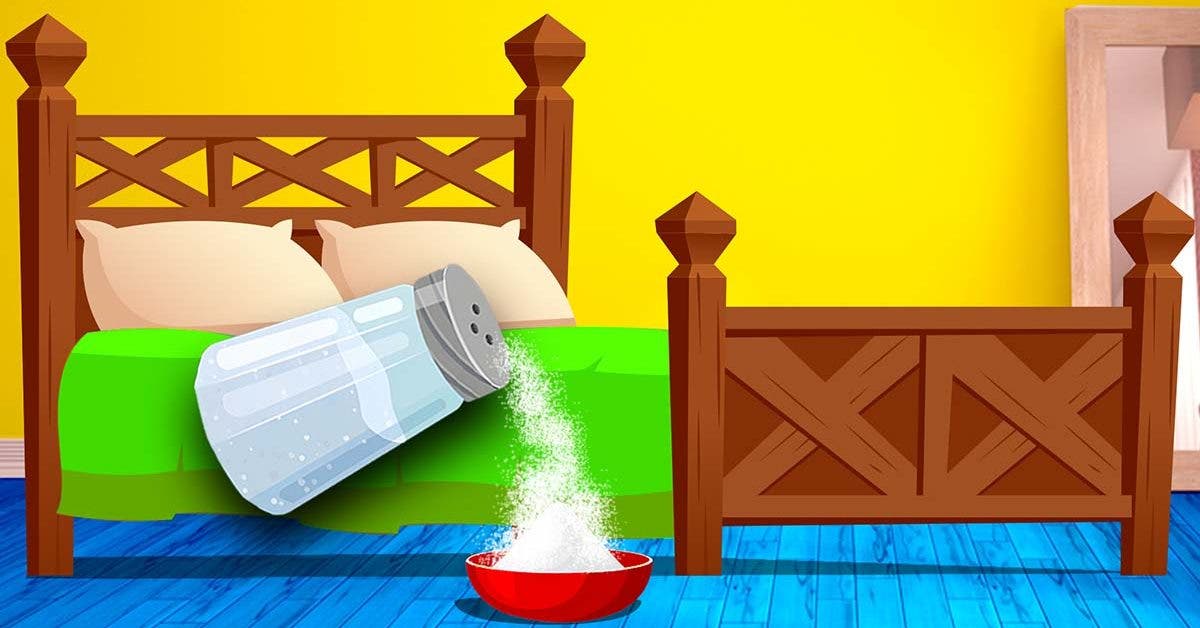 Mettez du sel sous votre lit : c’est la solution magique à un problème que nous avons tous