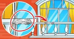 Mettez une feuille d’aluminium sur le balcon