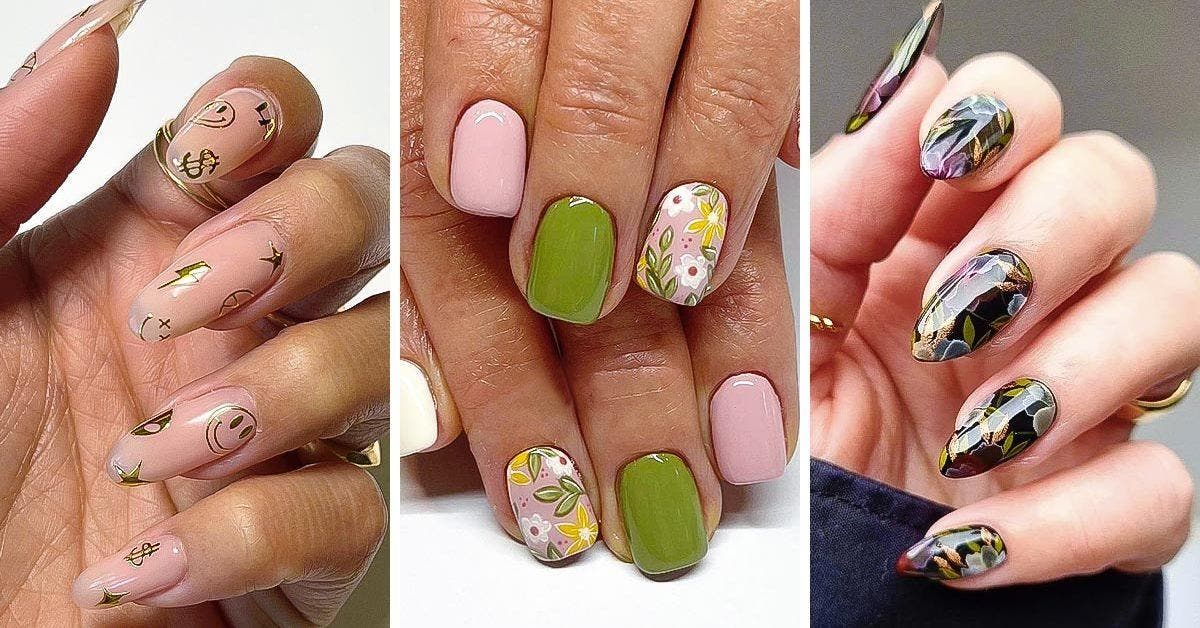 Nail Art automne 2023-60 tendances pour vos ongles