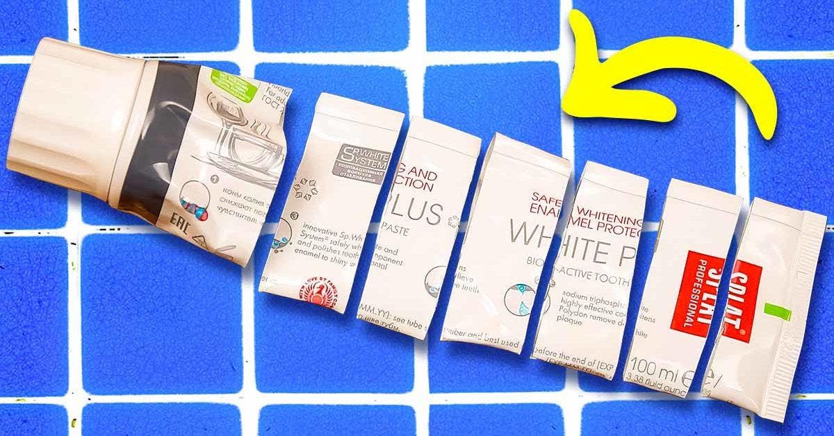 Ne jetez plus les tubes de dentifrice Voilà une manière maline des les réutilise final