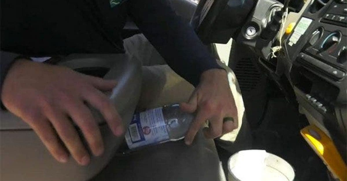 Ne laissez plus de bouteilles d’eau dans votre voiture
