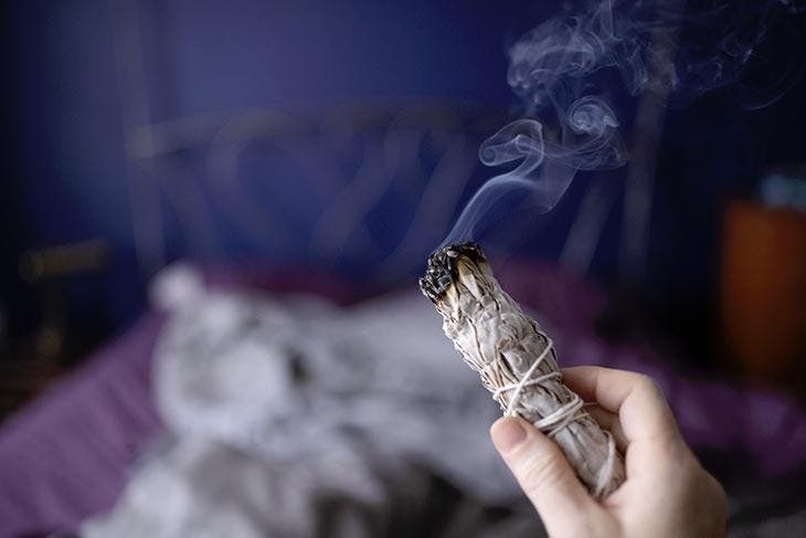 Energy Cleanse with Burning Sage