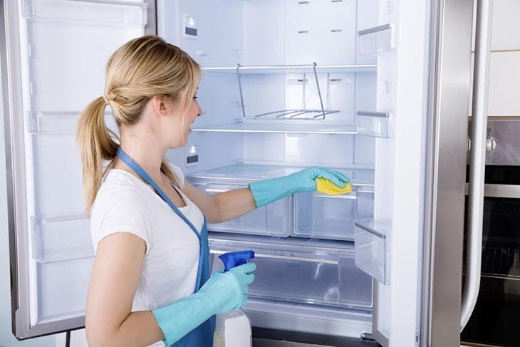 clean the fridge