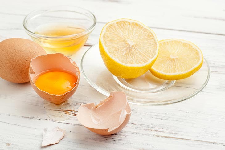 Eggs, honey and lemon