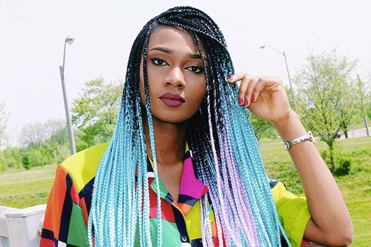 Ombré hair et tresses africaines Ombré hair et tresses africaines