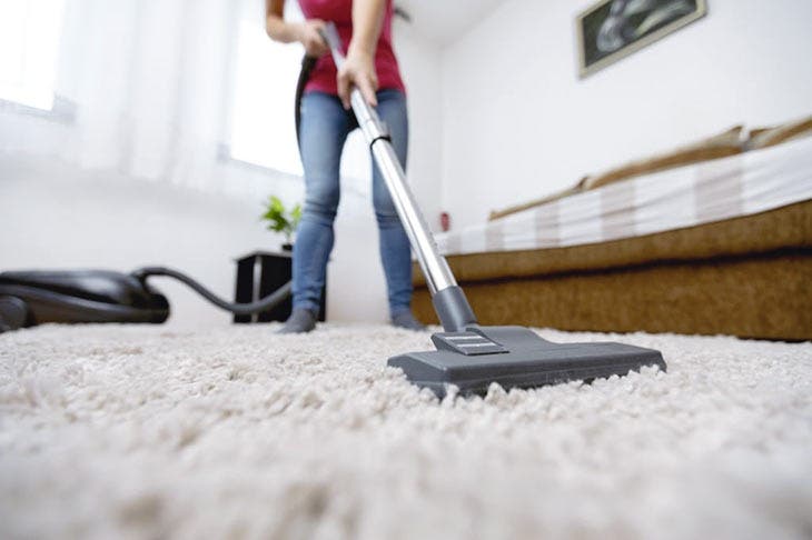 Vacuum carpet cleaning 
