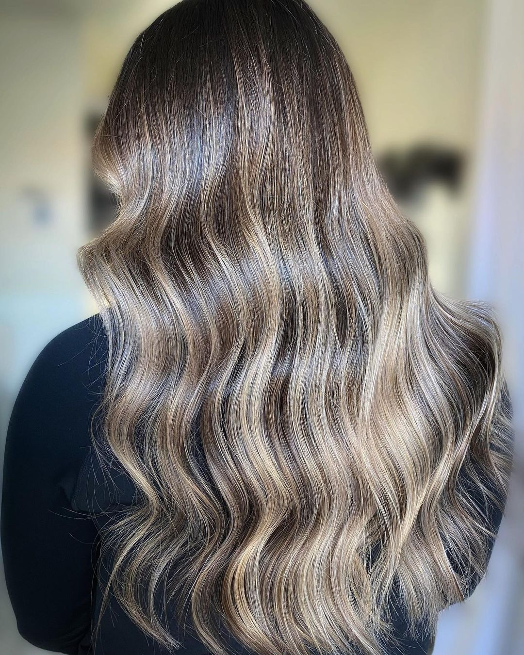 Patine cheveux bruns