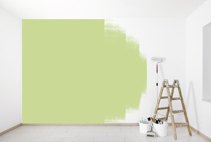 paint a wall green