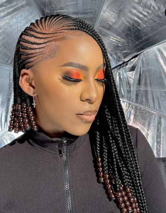 60 Perles Imitation Bois Pour Cheveux – Pour Tresses, Dreadlocks, Coiffures Enfants – Taille Universelle