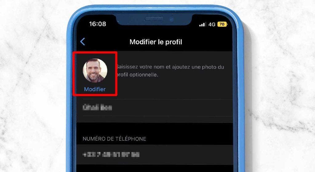 Photo de profil WhatsApp comment la changer