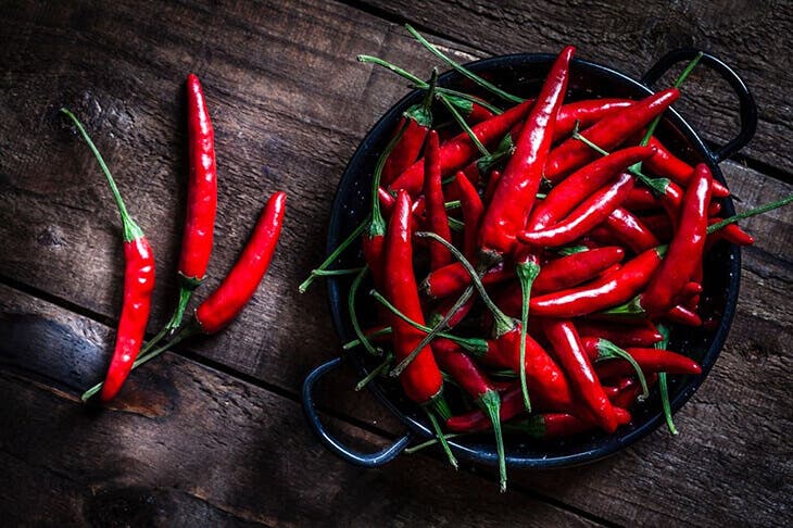 Piments rouges Piments rouges