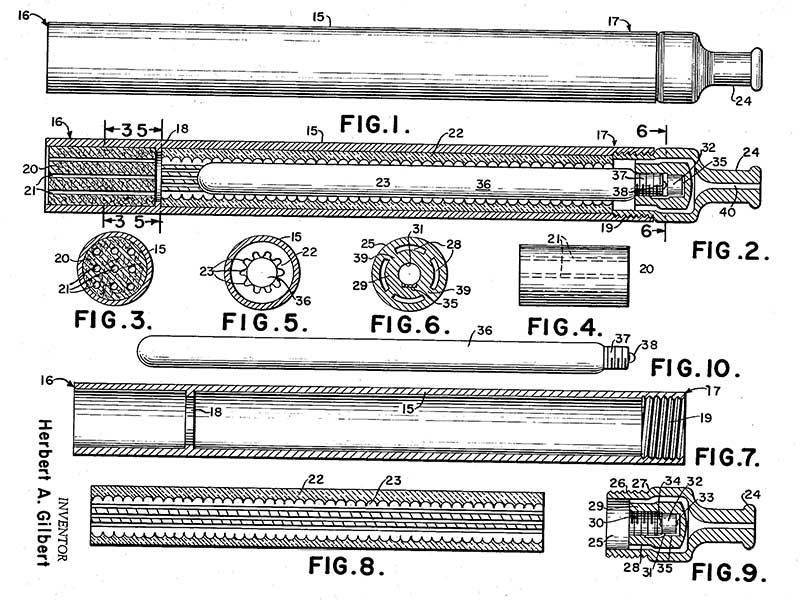 Plans de la première cigarette électronique