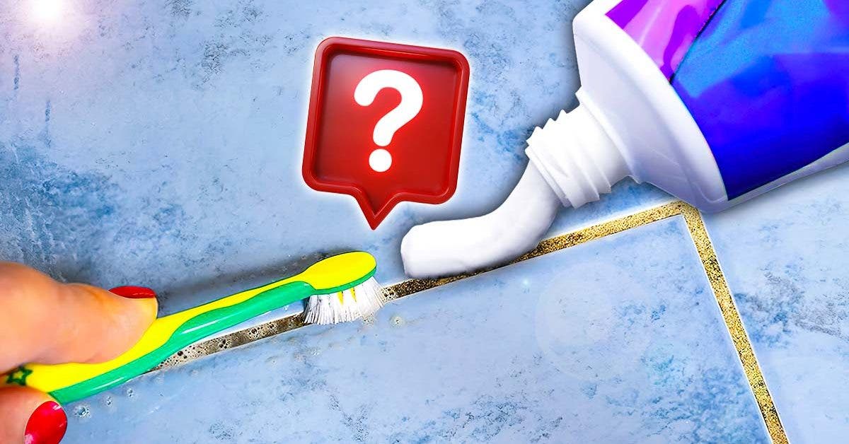 Comment nettoyer et blanchir les joints de carrelage avec du dentifrice ?