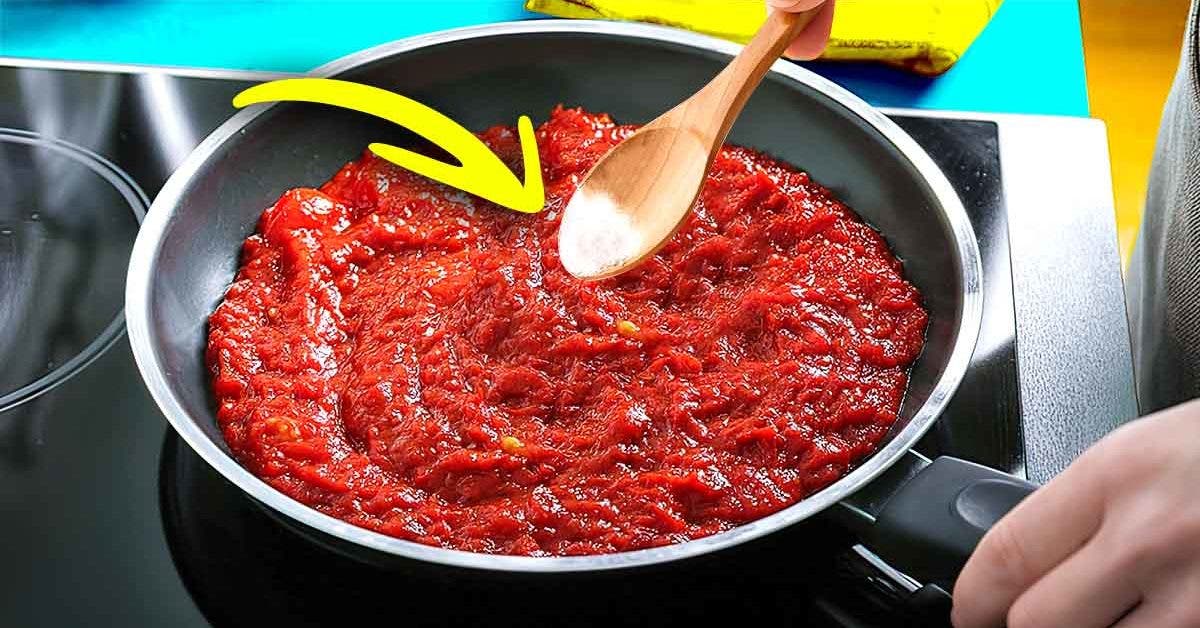 Pourquoi faut-il ajouter du bicarbonate à votre sauce tomate ? L’astuce incroyable des chefs