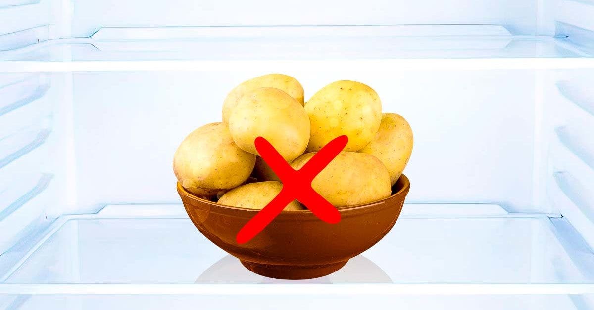 Pourquoi faut-il ne jamais conserver les pommes de terres au réfrigérateur