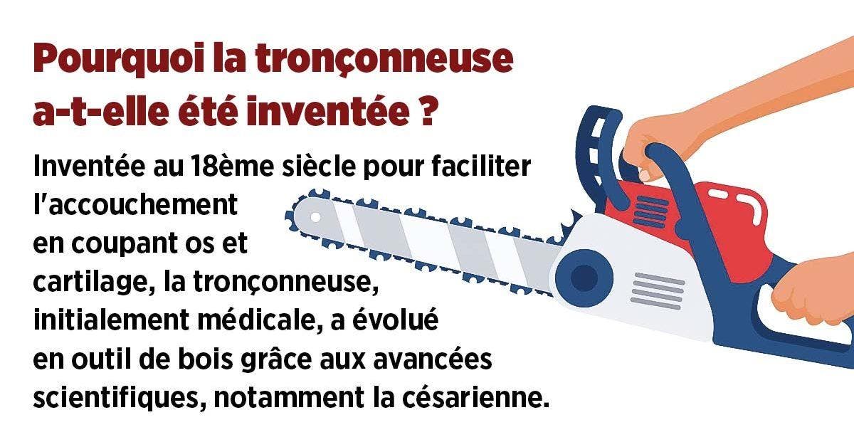 Pourquoi la tronçonneuse a-t-elle été inventée Son histoire de la médecine au jardin