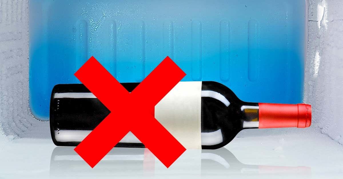 Pourquoi n’est-il pas bon de refroidir le vin au congélateur0011