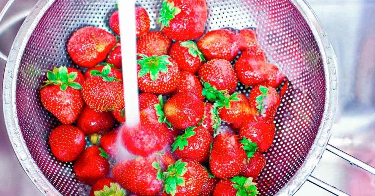 Pourquoi vous ne devriez pas laver vos fraises à l’eau du robinet avant de les consommer