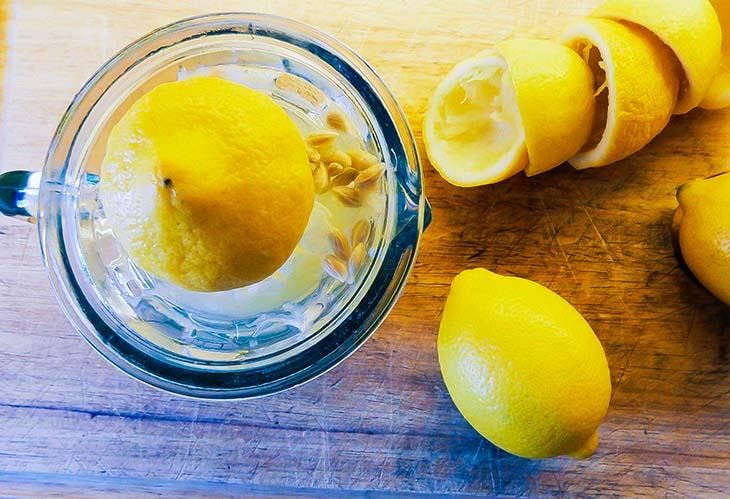 Exprimido final de limón