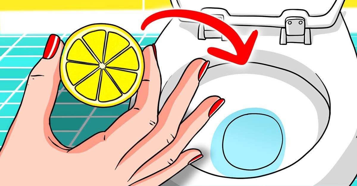 Pressez du citron dans les toilettes