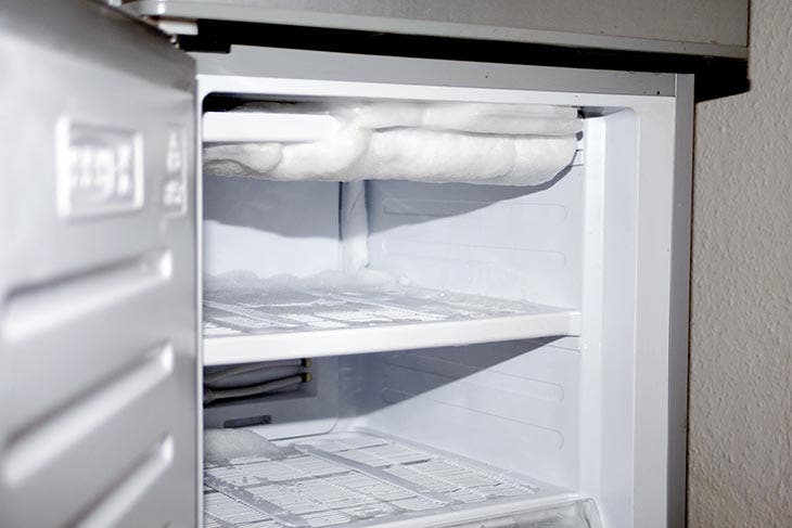 When should the refrigerator be cleaned?